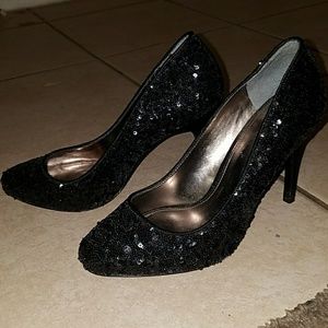 Black high heels